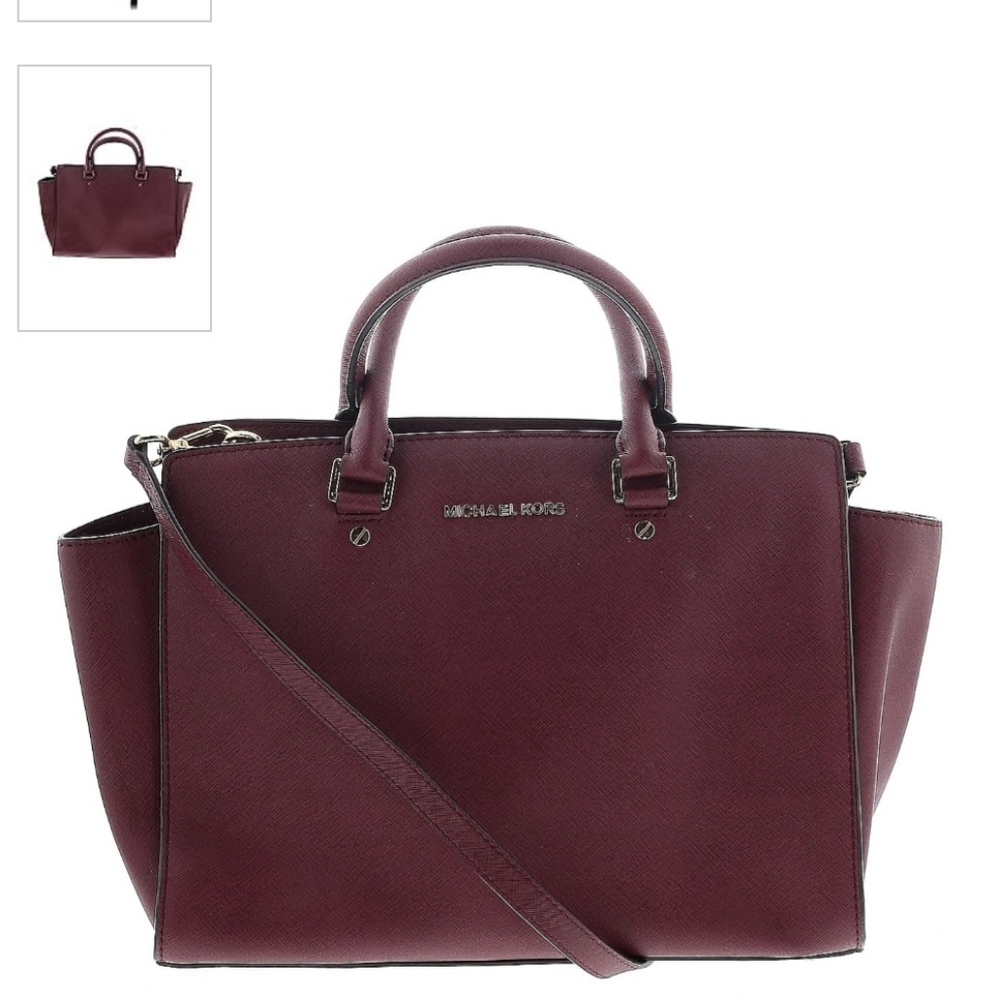 Micheal Kors Leather Satual  cross body